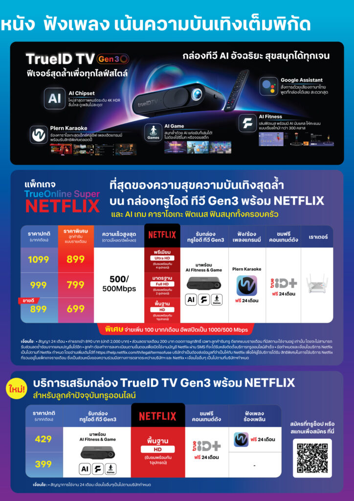 TrueOnline Super NETFLIX 699