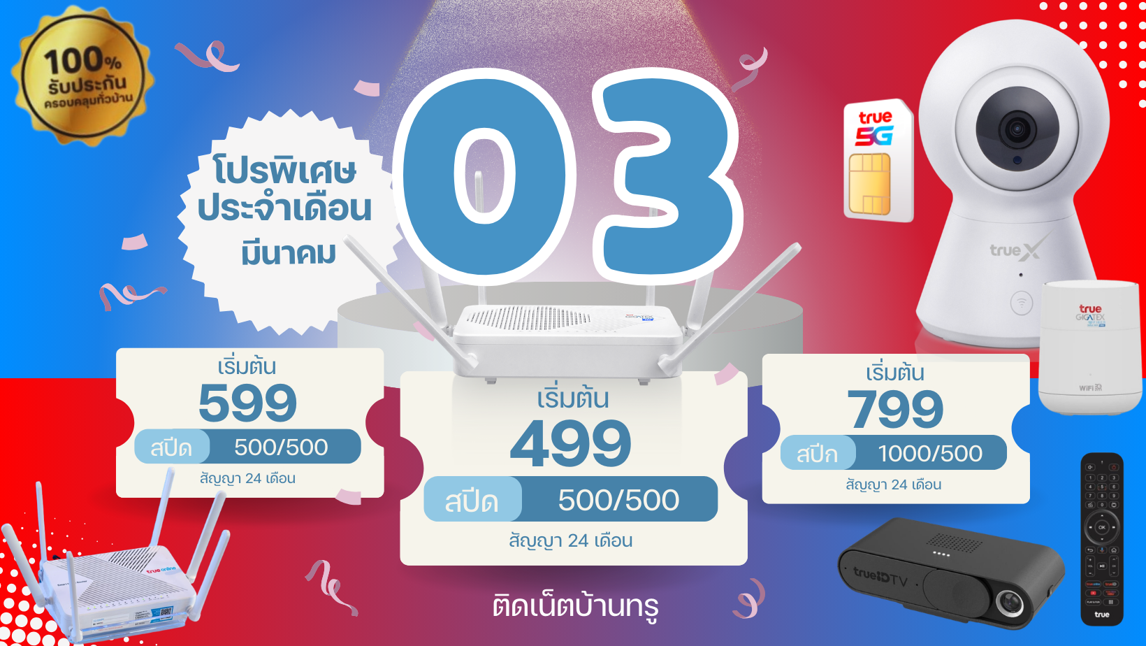 โปรประจำเดือน มีนาคม